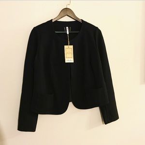 Blue Sky Black Blazer Size Large NWT New With Tags